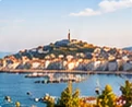 Sète et le mont Saint-Clair vus depuis la mer.